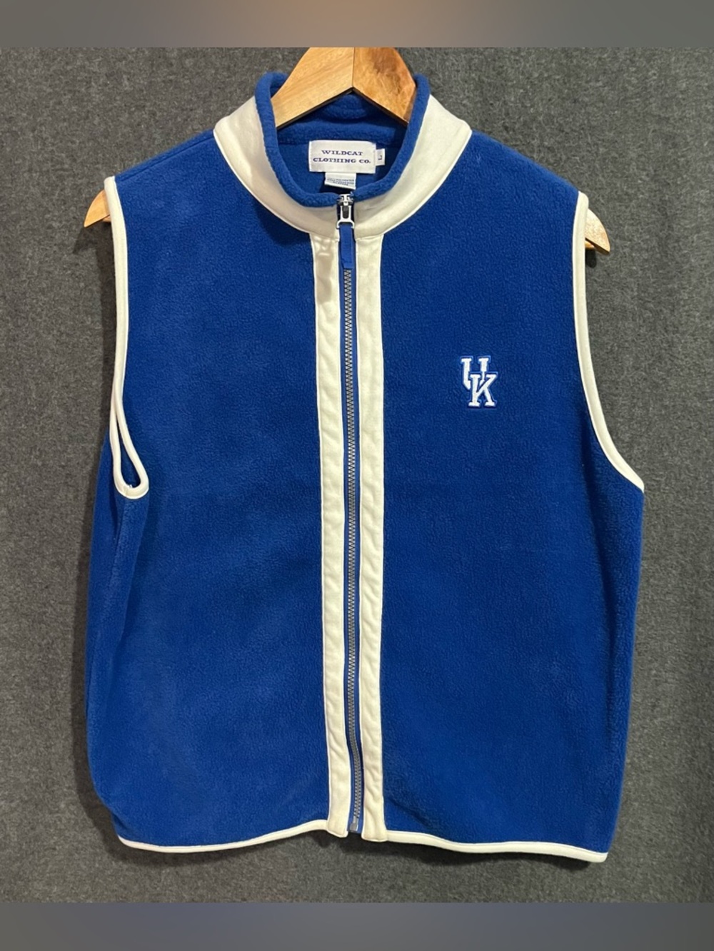 Wildcat Clothing Co. University of Kentucky Fleece Vest Women’s Large B00116